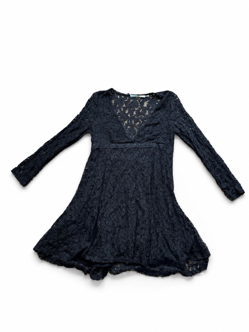 Kimchi Blue Black Lace Overlay Top